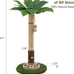 Woochpet 35'' Tall Cat Scratcher Tree Tower with Cat Toy Mouse Hole and Interactive Wooden Ball for Indoor Cats