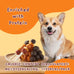 jungle calling multi-flavor kabob dog snacks, made with chicken, duck, beef, sweet potatoes, and pumpkin