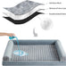 Bfpethome orthopedic dog bed for large dogs, 36x27 inches, waterproof couch pet bed with removable cover