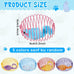 jecery 5 pcs cat spring balls colorful playful coils interactive action toys caged rats for kitten pet supplies