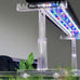 adjustable clear acrylic fish tank light riser stand aquarium lamp brackets kit for 2.34-4.7 inches light