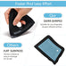 Analan Mini Triangle Pet Hair Remover for Car Detailing, Auto Interiors, Couch, and Furniture - Effectively Removes Dog & Cat Fur, Lint, and Carpet Debris in Jet Black