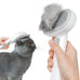 Aumuca Stainless Steel Cat Brush for Shedding, Indoor Cats, Long or Short Haired Cats, Cat Grooming, Massage, and Hair Removal
