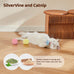 Potaroma 3-Pack Fluffy SilverVine Catnip Interactive Cat Kicker Balls with 3 Lifelike Animal Sounds