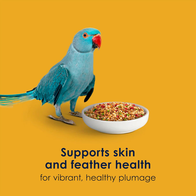 Kaytee Forti-Diet Pro Health Egg-Cite Nourish+Protect Parakeet Food Supports Breeding and Molting with Nutritional Science Backed