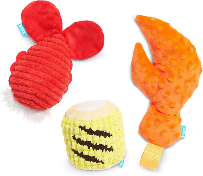 Barkbox The Maine Event Dog Toy Bundle - Plush Toys for Medium to Large Dogs with Squeakers