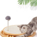Lmugoos Cat Scratcher Natural Sisal Scratching Pad with Ball Track Spring Ball for Kitten Exercise Toy