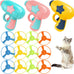 cat fetch toys with colorful flying propellers for kitten training and play