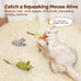 Potaroma 3pcs Squeak Mice Interactive Catnip Silvervine Toys for Indoor Kittens, All Breeds & Species