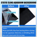 xcno black fish tank static cling background, 47 x 18 in, waterproof, tear resistant