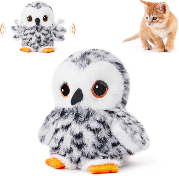potaroma cat toys flapping bird interactive cat exercise toys rechargeable touch activated kitten toy for all breeds