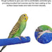 petsvv 4pc wood parrot perch stand platform toy for parakeets, parrots, cockatiels, conures, hamsters, gerbils, rats, mice bird cage accessories