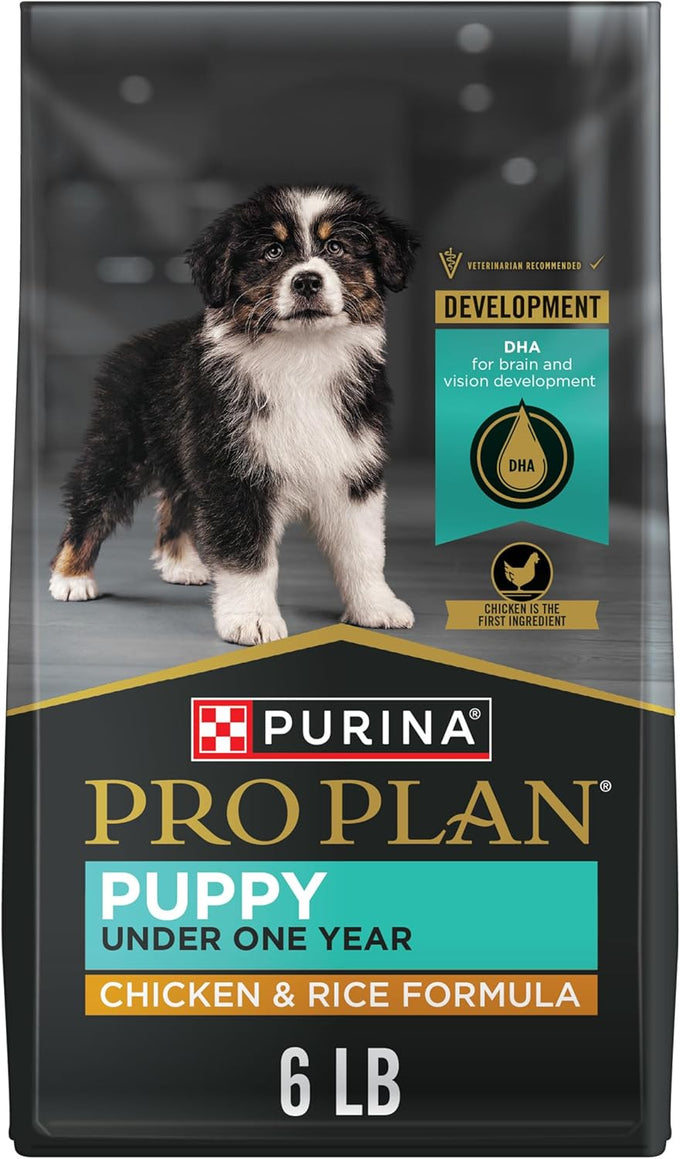 Purina Pro Plan High Protein Dry Puppy Food, Chicken & Rice - 6 lb
