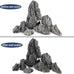Seiryu natural stones 5lb 2-6 inch for aquariums, fish tanks, bonsai, terrariums and indoor gardens