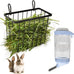 sangle sophfy rabbit hay feeder small animal feeding set with 350ml water bottle