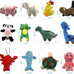 Legend Sandy Squeaky Plush Dog Toy Pack, 12 Soft Puppy Chew Toys with Squeakers for Small Medium Size Dogs