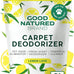 Good Natured Brand carpet deodorizer 31 oz pet odor eliminator powder fresh natural lemon scent safe homes pets