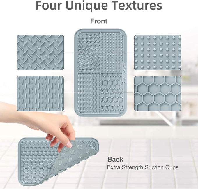 large lick mat for dogs with suction cups slow feeder anxiety relief for pets