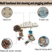 Parrot wooden toys with natural corn sticks and pine cones, fun bird cage accessories for parakeets and similar birds