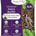 Happy Wings Finch Blend Bird Food, 5 Pounds, Mix of Sunflower Hearts/Kernels and Nyjer, No Grow Seed for Wild Birds