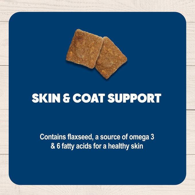 Blue Buffalo BeneBars Skin & Coat Support Dog Treats with Omega 3 & 6 Fatty Acids