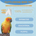 jmxu 3.5-4 cuttlebone for parakeets birds calcium supplement natural chew toys