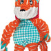 Kong Floppy Knots fox medium large dog tug toy with internal knotted rope and minimal stuffing