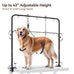 heavy duty dog grooming station for home use 42" height 27-39" width clamp fits up to 2.76"
