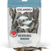 Icelandic+ Whole Fish Herring Dog Treats: 3oz Bag, Pure Wild-Caught, Air-Dried. Single Ingredient Snack, Rich in Protein & Omega-3s for Healthy Skin & Coat.