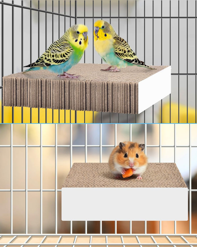 Katumo 7.8 Inch Paper Bird Chew Toy for Parakeet, Cockatiel, Conure, Budgie, Lovebird, and Small Birds
