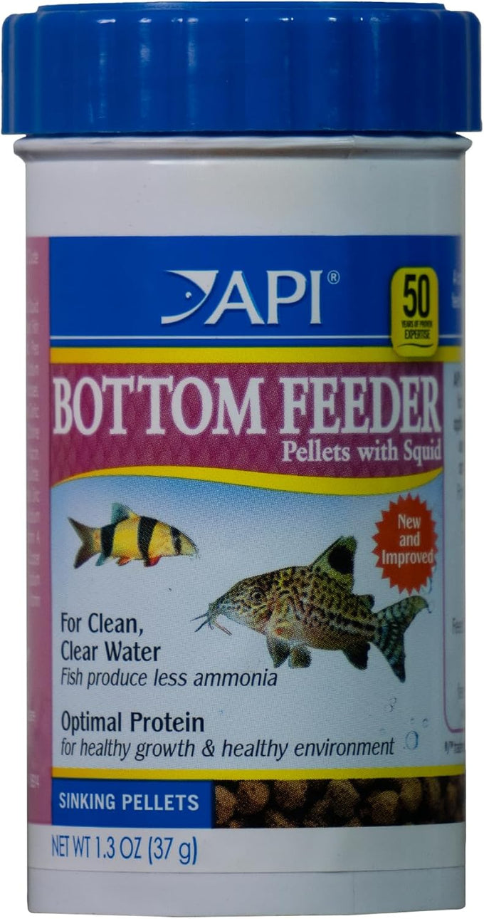 api goldfish pellets fish food 7-ounce container for healthy digestion and clear water