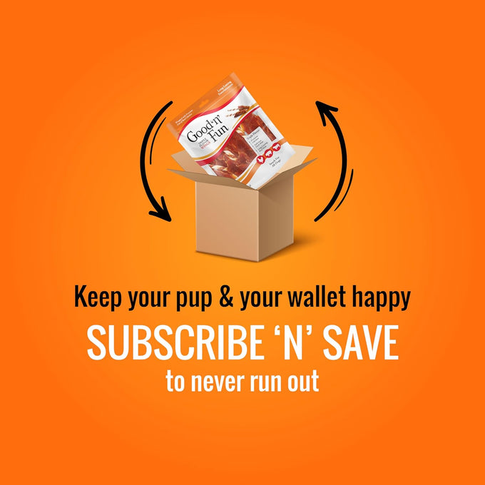 Good 'n' Fun Triple Flavor Wings Chews for All Dogs, 12 Ounces, Chicken, Pork Hide, and Beef Hide