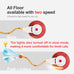 jkanti interactive cat toys for indoor cats 3rd generation agile moving cat ball with elastic mesh tail orange orange