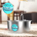 Big Cat stainless steel dog water fountain for large dogs - 7L, 236oz, 1.8G, indoor use