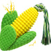 tooptate dog chew toys - squeaky corn dog toys for medium and large dogs - soft durable teething toys