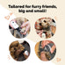 luckytail super quiet low vibration electric dog nail grinder with 2 led lights usb rechargeable 2 speeds small to large pets