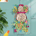 bissap 2pcs parrot foraging shredder toys sola balls sepak takraw for cockatiels parakeets conures love birds cage toy