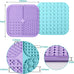 LUKITO 2-pack lick mats for dogs & cats with suction cups and textured surfaces, perfect for anxiety relief and slow feeding