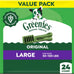 Greenies veterinarian-recommended natural dental dog treats, large size, original flavor, 36 oz pack, 24 count