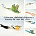 Realistic handcrafted 11 birds cat toy refills with bell, clips for wand attachments, indoor cat entertainment