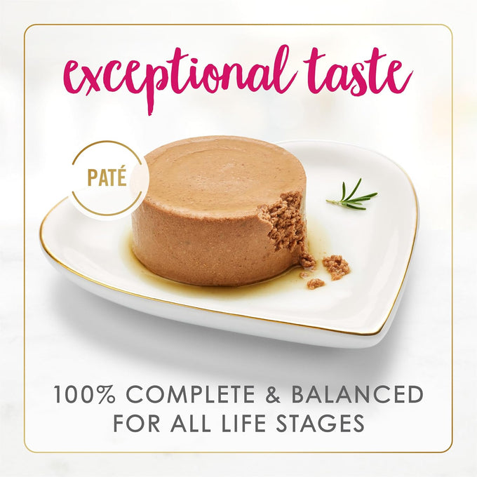 Fancy Feast grain-free chicken pate wet cat food multi-pack, 24 pull-top cans, 3 oz each