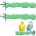 2pcs bird beak grinding stone, anti-slip parakeet nail trimming stick resin perch stand platform for budgies, parakeets, cockatiels, conures