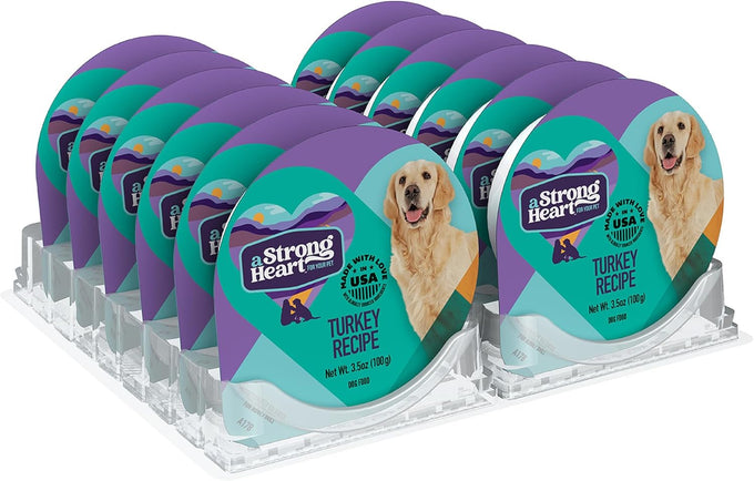 A Strong Heart Wet Dog Food, Chicken & Liver, 3.5oz Cups (12 Pack)