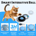 Orsda cat toys interactive hide and seek fast rolling ball motion chirping activated moving ball 7 holes mat mouse catching game