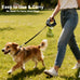 stainless steel dog poop bag holder with easy clip and durable metal design for hands free walking