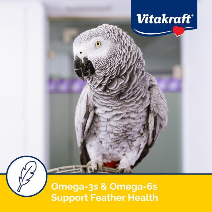 Vitakraft Menu Premium parrot food for large birds, macaw, amazon, conure, and parrot, 5-pound pack