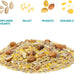 Audubon Park 12 lb No Mess Wild Bird Seed Blend with Sunflower Hearts & Peanut Pieces for Outside Feeders