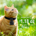 aez pet camera collar with app control, 1080p hd pet pov camera for cats dogs kids outdoor use