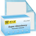 22" x 22" Leakproof Quick Drying Disposable Underpads for Baby, Puppy, and Adult Protection