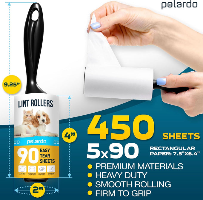 lint-rollers-for-pet-hair-5-large-sticky-remover-rolls-white